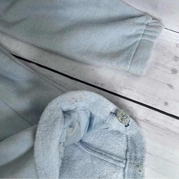 Columbia women’s Full Zip Fleece Jacket in Light Blue - SZ: Medium - Picture 5 of 8